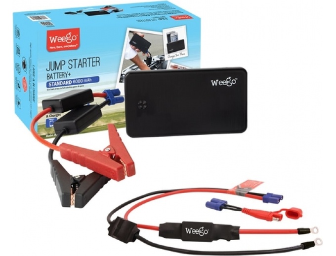 Weego Jump Starter Battery+ Powersports Bundle