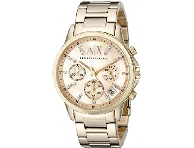 Armani Exchange Women's AX4327 Gold Watch