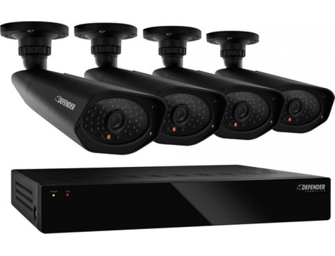Defender PRO 4-Cam DVR Surveillance System