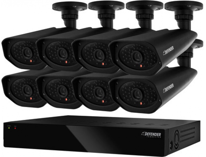 Defender 8-Cam DVR Surveillance System