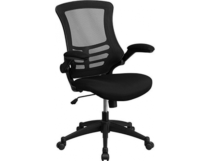Mid-Back Black Mesh Swivel Task Chair
