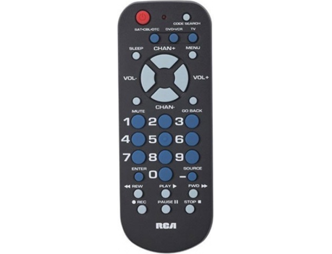RCA 3-Device Palm-Sized Universal Remote