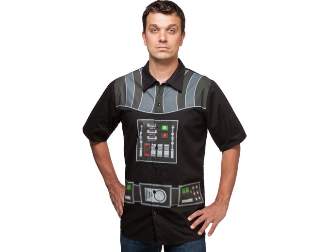 Star Wars I Am Vader Short Sleeve Button-Up