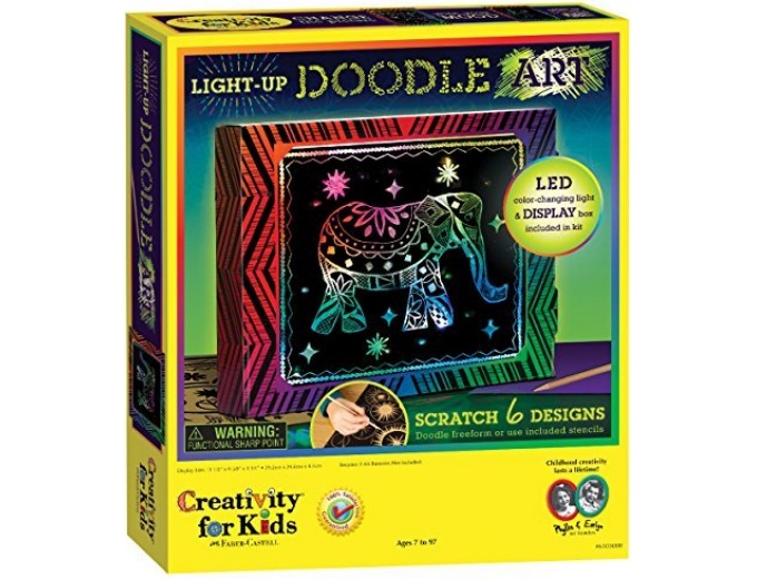 Creativity for Kids Light-Up Doodle Art Kit