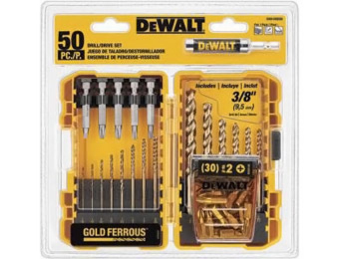 Deal: DeWalt DWA19SD50 50-Piece Drill/Driving Set