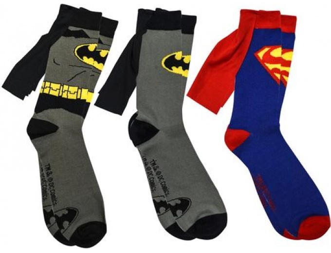 Bioworld Batman v Superman Caped Socks