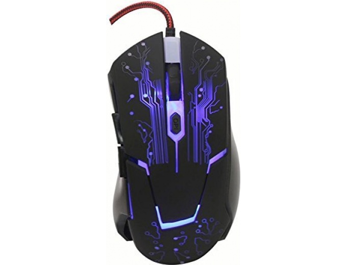 Breathing LED Color Gaming Mouse