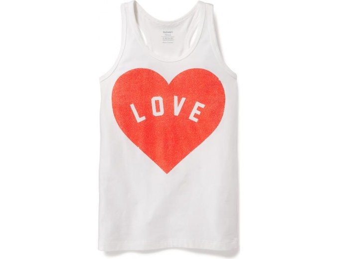 Old Navy Fitted Racerback Tank For Girls