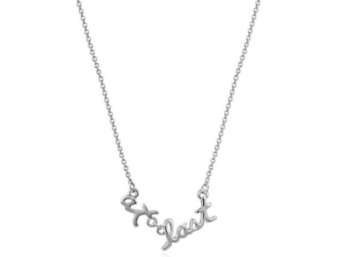 Kate Spade At Last Silver Necklace