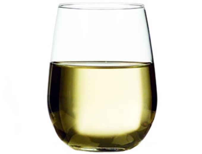 Libbey 17-Oz Stemless White Wine Glasses