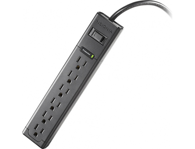 Insignia 6-Outlet Surge Protector Strip