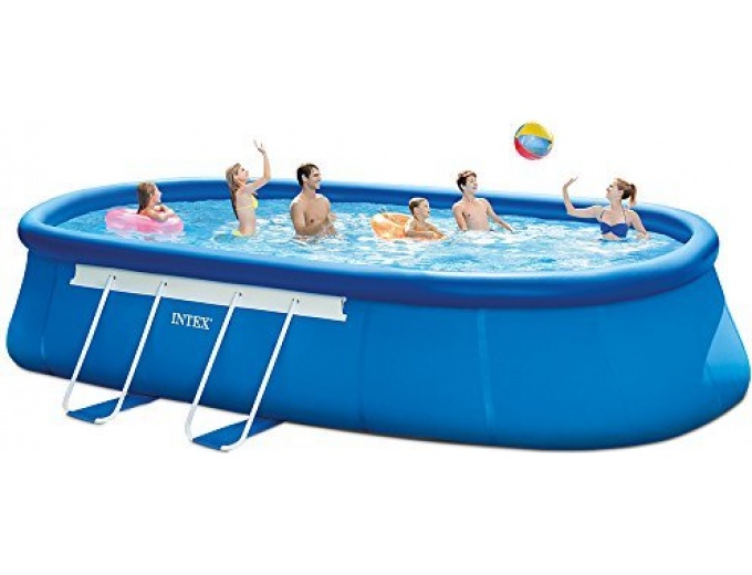 Intex 20ft X 12ft X 48in Oval Frame Pool Set
