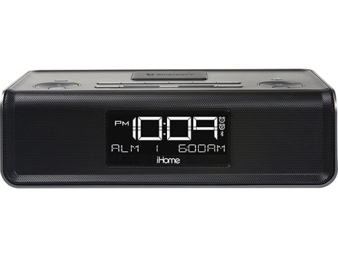 iHome Bluetooth Stereo Dual Alarm Clock Radio