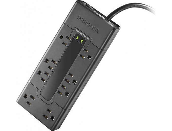 Insignia 8-Outlet Surge Protector Strip
