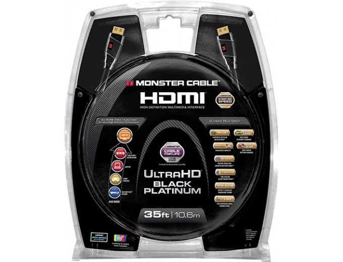 Monster Platinum 35' 4K In-Wall HDMI Cable