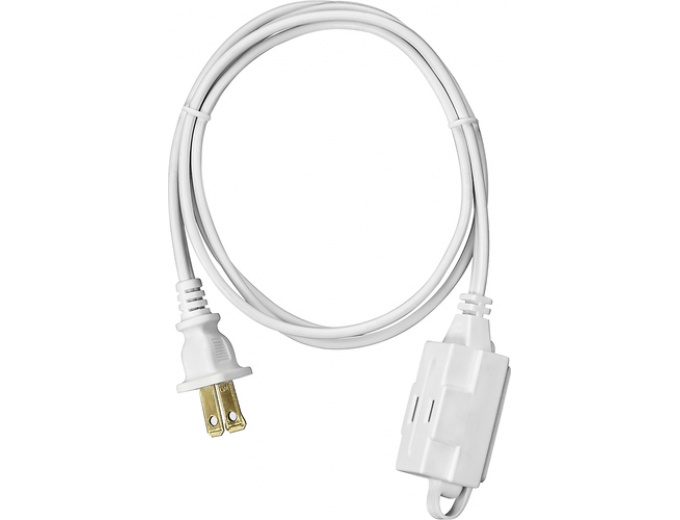 Insignia 4' 3-Outlet Extension Power Cord