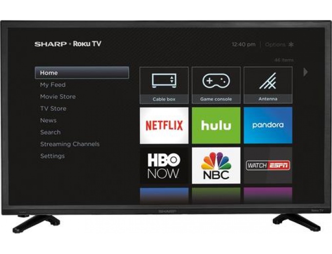 Sharp 32" LED 720p Smart HDTV Roku TV