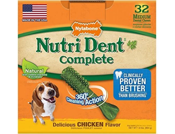 Nutri Dent Adult Chicken 32ct Medium