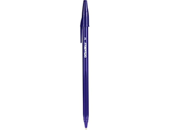 Ballpoint Stick Pens, Medium, Blue 60 Pack