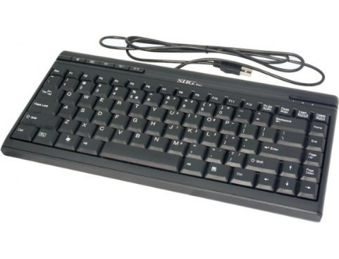 SIIG USB 1.1 Mini Multimedia Keyboard