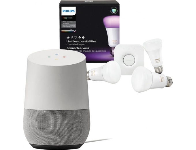 Google Home and Philips Hue Color Package