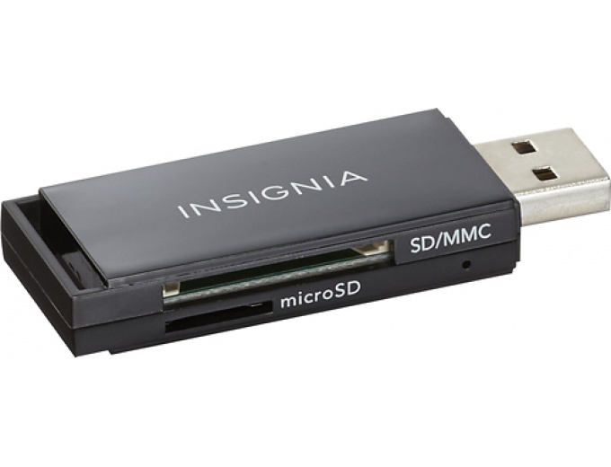 Insignia USB SD/MMC Memory Card Reader