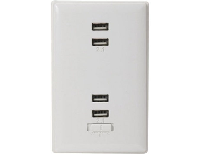 RCA USB Wall Plate Charger