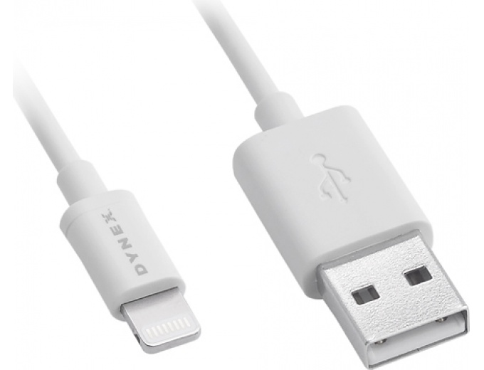 Dynex Apple MFi Certified 3' Lightning Cable