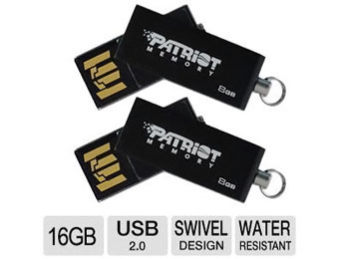 Patriot 8GB USB Flash Drive 2 Pack
