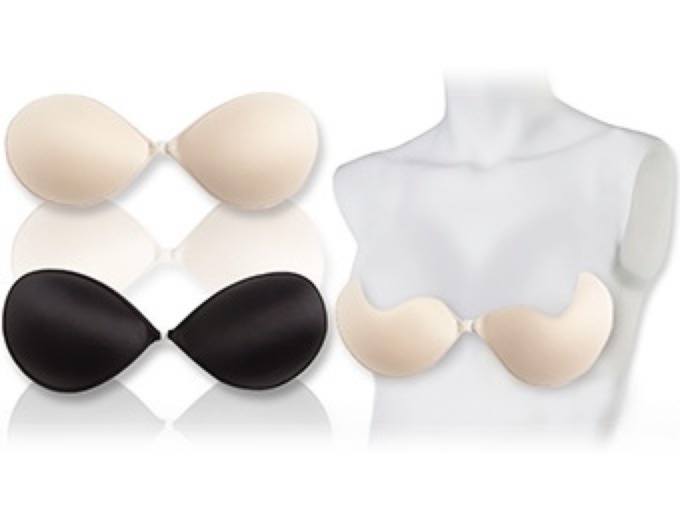 Invisible Silicone Strapless Bras 2 Pack
