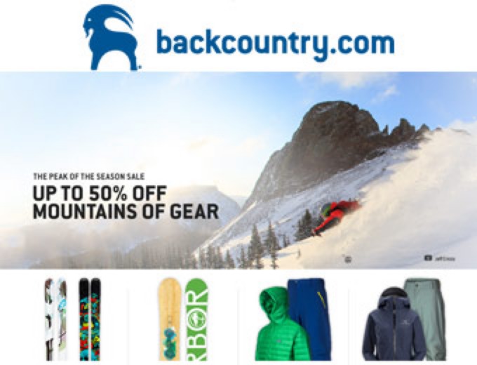 Backcountry Sale - Up to 50% off Gear & More