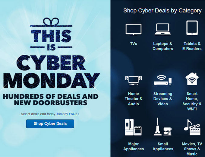 Best Buy Cyber Monday Doorbusters