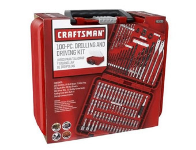 Craftsman 100-PC Drill Bit Accessory Kit