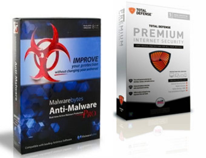 Free Malwarebytes and Total Defense Software