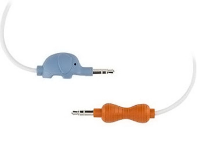 KaZoo 3' Elephant/Peanut Auxiliary Cable