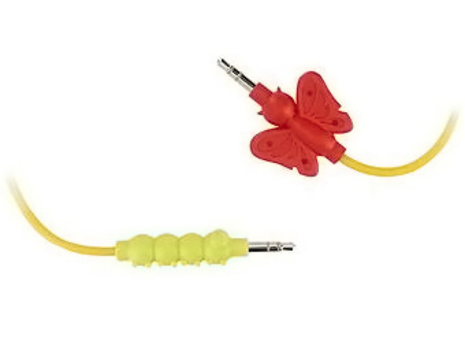 KaZoo 3' Caterpillar/Butterfly Aux Cable