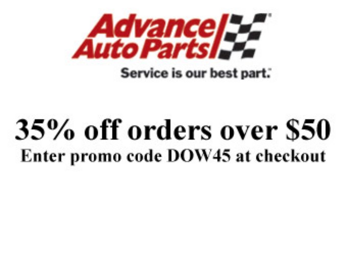 Save 35% off orders of $50+ at Advance Auto Parts