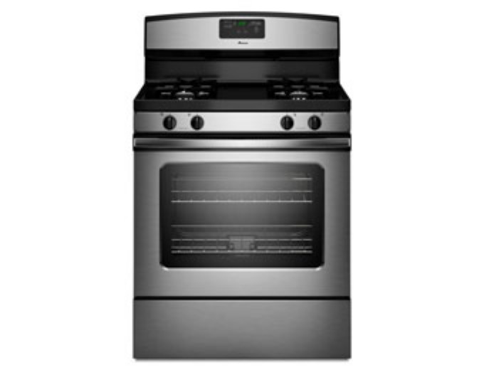 Amana Stainless Steel Gas Range with Oven