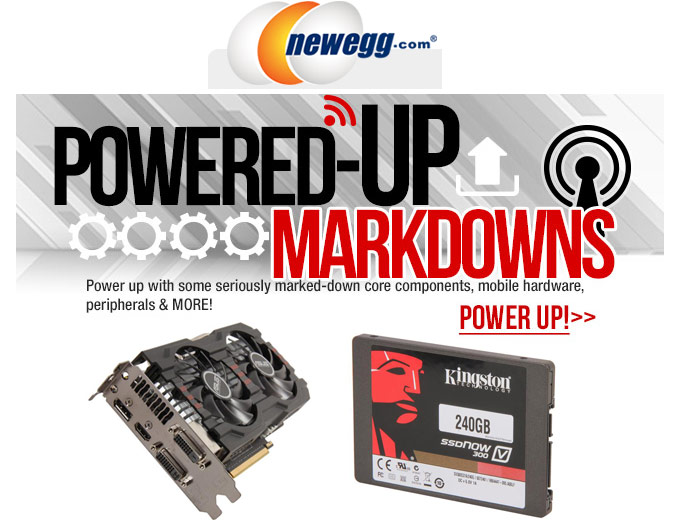 Newegg Powered-Up Markdown Sale