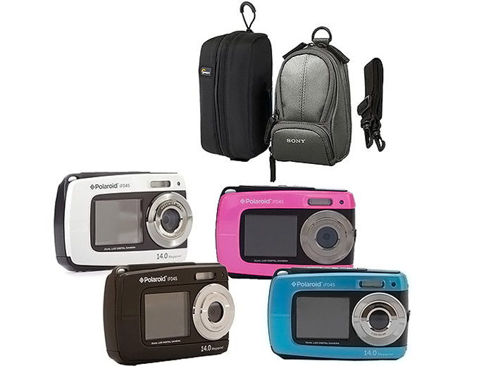 Polaroid iF045 Digital Camera & Case Value Bundle