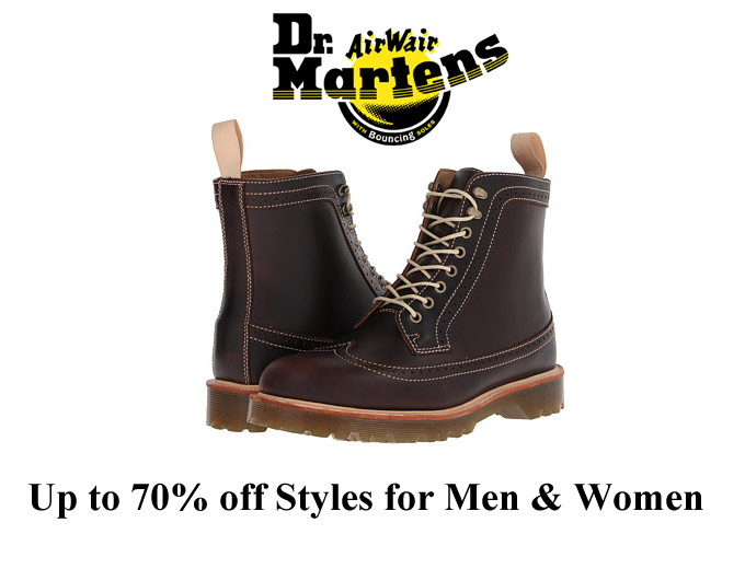 Up to 70% off Dr Martens Shoes for Men & Women