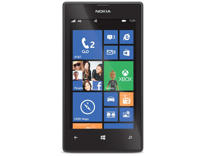 AT&T GoPhone Nokia Lumia 520 Phone Bundle