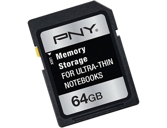 PNY 64GB SDXC Laptop Memory Storage