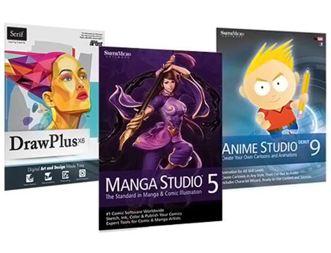 Manga Studio, Anime Studio Debut & DrawPlus
