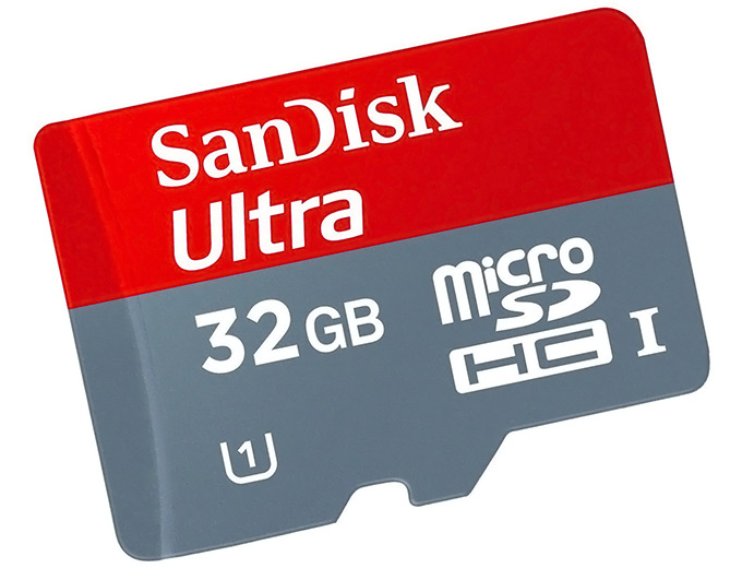 SanDisk Pixtor 32GB microSDHC Memory Card