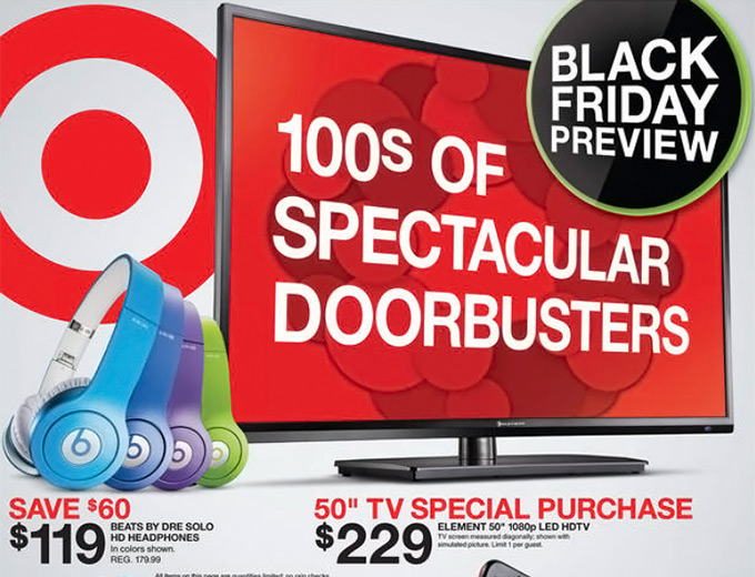 Target Black Friday Sale Ad