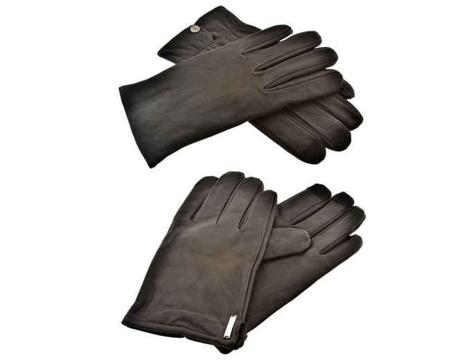 Calvin Klein Leather Touch Screen Gloves