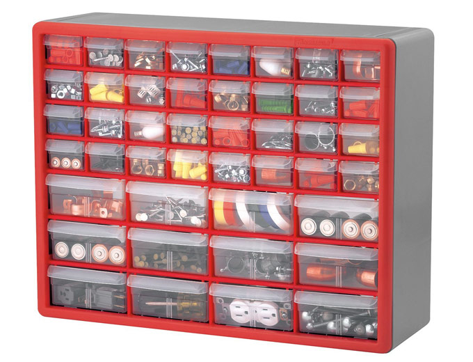 44-Drawer Hardware and Craft Cabinet