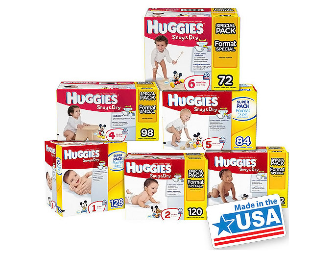 Huggies Snug and Dry Diapers, Super Pack