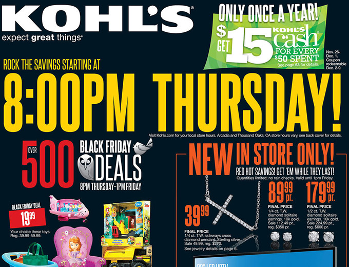 Kohl's Black Friday Sale Ad
